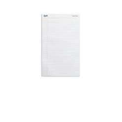 Quill Brand® Standard Series Legal Pad, 8-1/2" X 14", Wide Ruled, White, 50 Sheets/Pad, 12 Pads/Pack (742330)