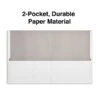 Quill Brand® 2-Pocket Folders, White, 25/Box (712510) 1 Quill Brand® 2-Pocket Folders, White, 25/Box (712510) -Office Supplies Discount EBD3A1E2 9600 46DB 89E667D6F1DA547C s7