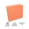 Quill Brand® File Folders, Straight-Cut, Letter Size, Orange, 100/Box (7409OE) -Office Supplies Discount EEC7C916 1F0B 4882 9CE9955AA4297301 s7