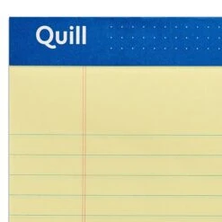 Quill Brand® Gold Signature Premium Series Legal Pad, 8-1/2" X 14", Wide Ruled, Yellow, 50 Sheets/Pad, 12 Pads/Pack (742272) 10 Quill Brand® Gold Signature Premium Series Legal Pad, 8-1/2" X 14", Wide Ruled, Yellow, 50 Sheets/Pad, 12 Pads/Pack (742272) -Office Supplies Discount FAE32888 DC3A 4B48 9845C03C4ABB5430 s7