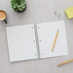 Quill Brand® 1-Subject Notebook, 8" X 10.5", Graph Ruled, 70 Sheets, Black (TR23986) -Office Supplies Discount FFFFC81B 691D 42FF AB45544BF9BD77EE s7