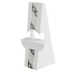 Double-Wing Easel Back, 9"H