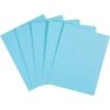 Quill Brand® Card Stock, 8 1/2" X 11", Blue, 250/Pack -Office Supplies Discount s0053677 s7