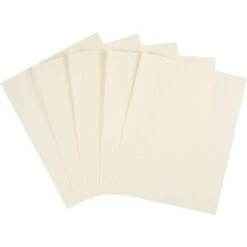 Quill Brand® Card Stock 8 1/2" X 11" Ivory 250/Pack, 110 LB