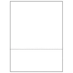 Laser Bond Custom-Cut Sheet Paper, 8.5" X 11", 20 Lbs., White, 500 Sheets/Ream (30030/DPP851035)