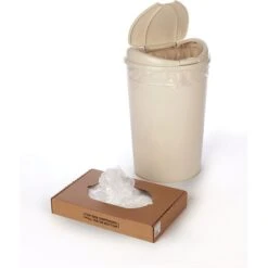 Low Density Trash Bags, 60 Gallon, Extra Heavy, 100/Case