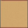 Quill Brand® Durable Cork Bulletin Board, Cherry Finish Frame, 4'W X 4'H (23686-CC) -Office Supplies Discount s0613042 s7