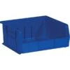 Quill Brand® 10-7/8" X 11" X 5" Plastic Stack And Hang Bins, Blue, 6/Ct (BINP1111B) -Office Supplies Discount s0708314 s7
