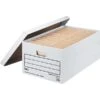 Quill Brand® 35% Recycled Corrugated Medium-Duty File Storage Boxes, Lift-Off Lid, Legal Size, White, 12/Carton (30842) 1 Quill Brand® 35% Recycled Corrugated Medium-Duty File Storage Boxes, Lift-Off Lid, Legal Size, White, 12/Carton (30842) -Office Supplies Discount s0817331 s7