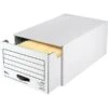 Quill Brand® Storage Drawer With Metal Frame, White, 6/Carton (07711) -Office Supplies Discount s0817338 s7