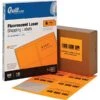 Quill Brand® Laser Shipping Labels, 3-1/3" X 4", Fluorescent Orange, 600 Labels (710441) -Office Supplies Discount s0821749 s7