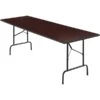 Quill Brand® Folding Table, 96"L X 30"W, Walnut (27097/51257) -Office Supplies Discount s0921909 s7