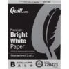 Quill Brand® 8.5" X 11" Laser & Inkjet Print Paper, 24 Lbs., 98 Brightness, 500 Sheets/Ream, 10 Reams/Carton (720423CT) 1 Quill Brand® 8.5" X 11" Laser & Inkjet Print Paper, 24 Lbs., 98 Brightness, 500 Sheets/Ream, 10 Reams/Carton (720423CT) -Office Supplies Discount s0969036 s7