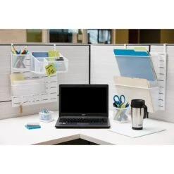 Quill Brand® Storage Box, Hanging White Mesh (2030228)