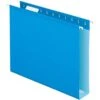 Quill Brand® Box Bottom Hanging File Folders, 2" Expansion, Letter Size, Blue, 25/Box (730053BE)
