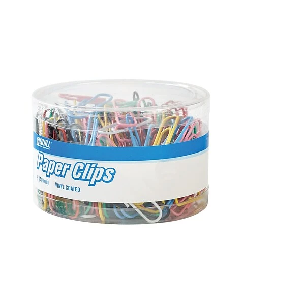 Quill Brand® Jumbo Paper Clips, Assorted Colors, 200/Tub 4 Quill Brand® Jumbo Paper Clips, Assorted Colors, 200/Tub - Image 2