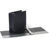 Quill Brand® Standard 3" 3 Ring View Binder With D-Rings, Black (7320301)