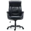 Quill Brand® Lockland Bonded Leather Big & Tall Managers Chair, Black (53235)