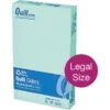 Quill Brand® 30% Recycled Colored Multipurpose Paper, 20 Lbs., 8.5" X 14", Green, 500 Sheets/Ream (720575)