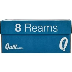 Quill Brand® 8.5" X 11" Multipurpose Copy Paper, 20 Lbs., 94 Brightness, 500 Sheets/Ream, 8 Reams/Carton (820888CT)