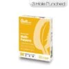 Quill Brand® 8.5" X 11" 3-Hole Punch Premium Multipurpose Paper, 20 Lbs., 97 Brightness, 500 Sheets/Ream (X8113HP)