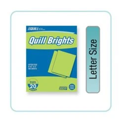 Quill Brand® Brights Multipurpose Colored Paper, 20 Lbs., 8.5" X 11", Green, 500 Sheets/Ream (722381)