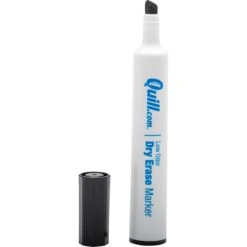 Quill Brand® Dry Erase Markers, Chisel Tip, Black, 12/Pack (787139) -Office Supplies Discount s1192025 s7