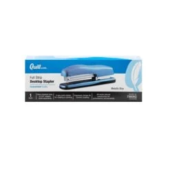 Quill Brand® Contemporary Full-Strip Desktop Stapler, Metallic Blue (79606Q)