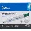 Quill Brand® Dry Erase Markers, Chisel Tip, Green, 12/Pack (787138) -Office Supplies Discount s1193431 s7