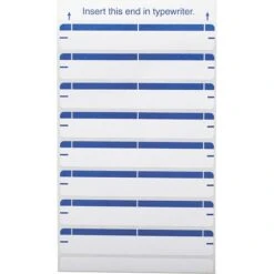 Quill Brand® Laser/Inkjet File Folder Labels, 19/32" X 3-1/2", Dark Blue, 248 Labels (733802)