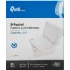Quill Brand® 2-Pocket Folders With Fasteners White, 25/Box (712810) -Office Supplies Discount s1194112 s7