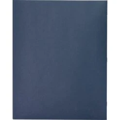 Quill Brand® 2-Pocket Folders With Fasteners Dark Blue, 25/Box (712823)