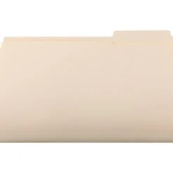 Quill Brand® Heavy-Duty 2-Ply File Folders, 1/3-Cut, Legal, Manila, 100/Box (715434) -Office Supplies Discount s1197002 s7