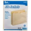 Quill Brand® File Jacket, 3" Expansion, Letter Size, Manila, 25/Pack (74925Q) -Office Supplies Discount s1201202 s7