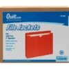 Quill Brand® Reinforced File Jacket, 2" Expansion, Letter Size, Red, 50/Box (74920RD) -Office Supplies Discount s1201205 s7