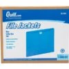Quill Brand® Reinforced File Jacket, Letter Size, Blue, 100/Box (null) -Office Supplies Discount s1201207 s7