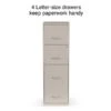Quill Brand® 4-Drawer Vertical File Cabinet, Locking, Letter, Putty/Beige, 18"D (52147) -Office Supplies Discount s1212843 s7