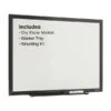 Quill Brand® Melamine Dry-Erase Whiteboard, Aluminum Frame, 2' X 1.5' (28679-CC) -Office Supplies Discount s1219525 s7