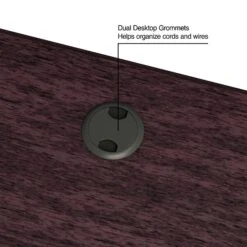 Quill Brand® Kendall Park L-Desk, Cherry (52493) -Office Supplies Discount s1221165 s7