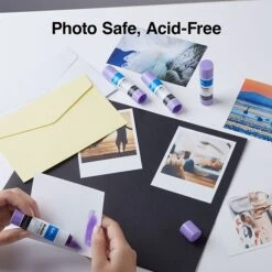 Quill Brand Washable Glue Sticks, 0.28 Oz., Purple, 4/Pack (25959-QCC) -Office Supplies Discount s1223684 s7