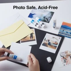 Quill Brand Washable Glue Sticks, 0.28 Oz., White, 18/Pack (25964-QCC) -Office Supplies Discount s1223687 s7