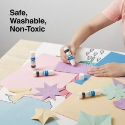 Quill Brand Washable Glue Sticks, 0.28 Oz., White, 18/Pack (25964-QCC) -Office Supplies Discount s1223737 s7