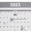 2023 Quill Brand® 32" X 48" Monthly Dry Erase Wall Calendar W/Marker, Reversible, Gray (5216723QCC)