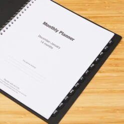 2023 Quill Brand® 7" X 9" 14-Month Monthly Planner, Black (5215923QCC) -Office Supplies Discount s1225428 s7