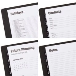 2023 Quill Brand® 7" X 9" 14-Month Monthly Planner, Black (5215923QCC) -Office Supplies Discount s1225429 s7