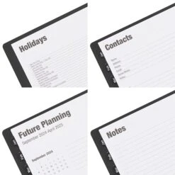 2023 Quill Brand® 8" X 11 14-Month Monthly Planner, 8x11, Black (5216023QCC) -Office Supplies Discount s1225437 s7