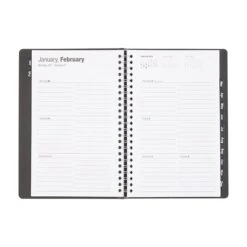 2023 Quill Brand® 5" X 8" 14-Month Weekly Planner, 5x8, Black (5215723QCC) -Office Supplies Discount s1225496 s7