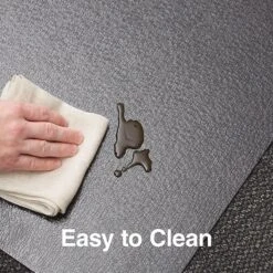 Quill Brand® 36" X 48" Hard Floor Chair Mat, Black (26990) -Office Supplies Discount s1225795 s7