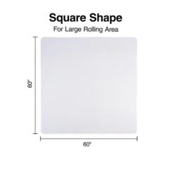 Quill Brand® Standard 60" X 60" Rectangular Chair Mat For Carpet, Resin (28590) -Office Supplies Discount s1225815 s7