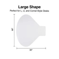 Quill Brand® PlushMat Chair Mat, 66" X 60", Clear (20237-CC) -Office Supplies Discount s1225948 s7